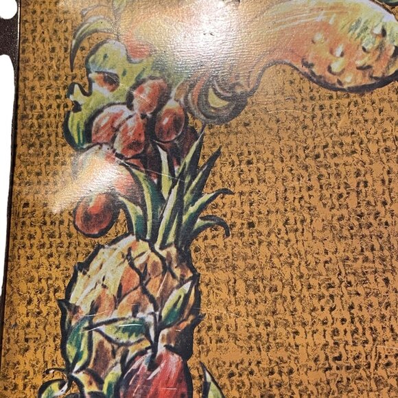 Vintage Electric Food Warmer Tray Hot Plate Fruit Border Design 17" x  11" x 1 1 - Picture 7 of 12